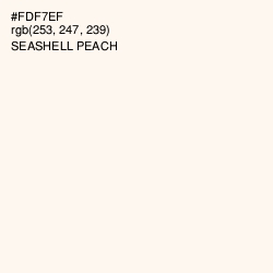 #FDF7EF - Seashell Peach Color Image